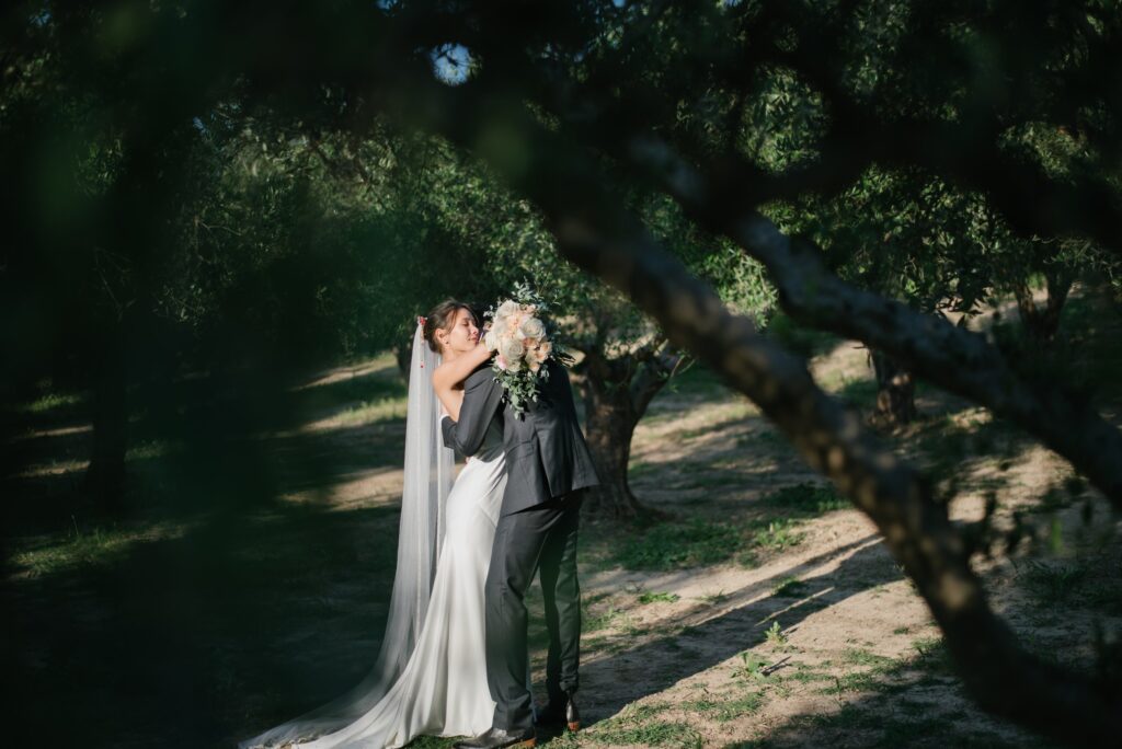 Lili & Gabriel's exterior post wedding photoshoot | Esthesis Events