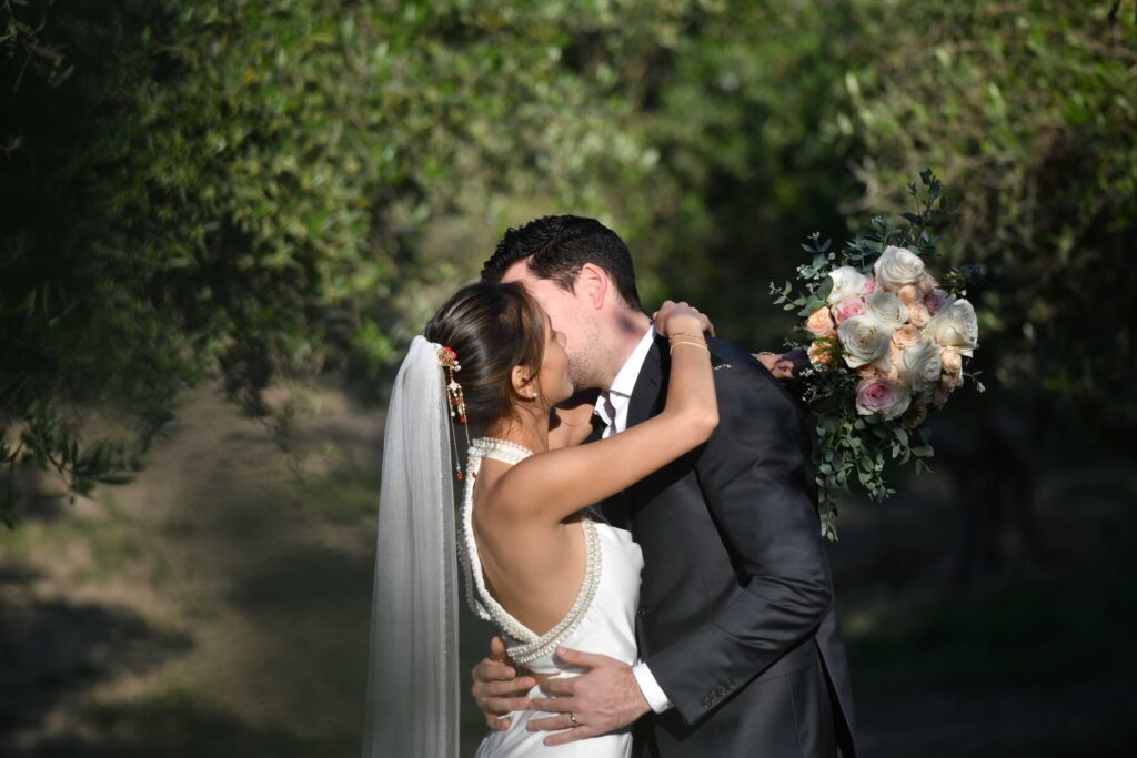 Lili & Gabriel's exterior post wedding photoshoot | Esthesis Events