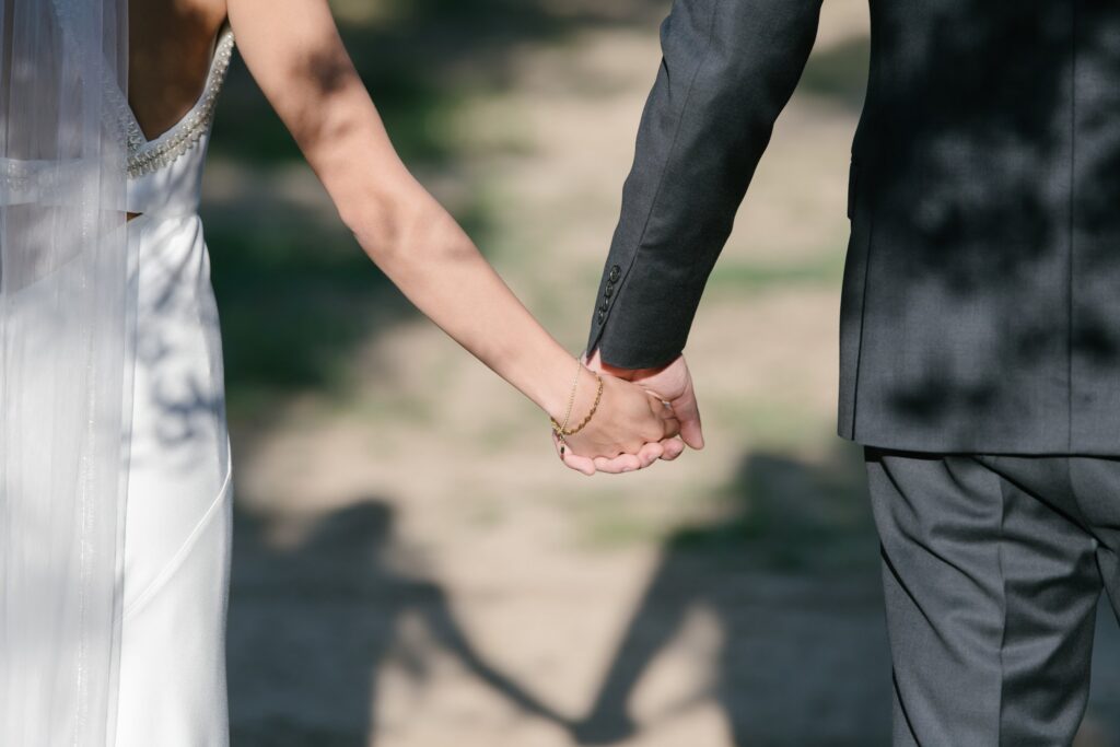 Lili & Gabriel's exterior post wedding photoshoot | Esthesis Events