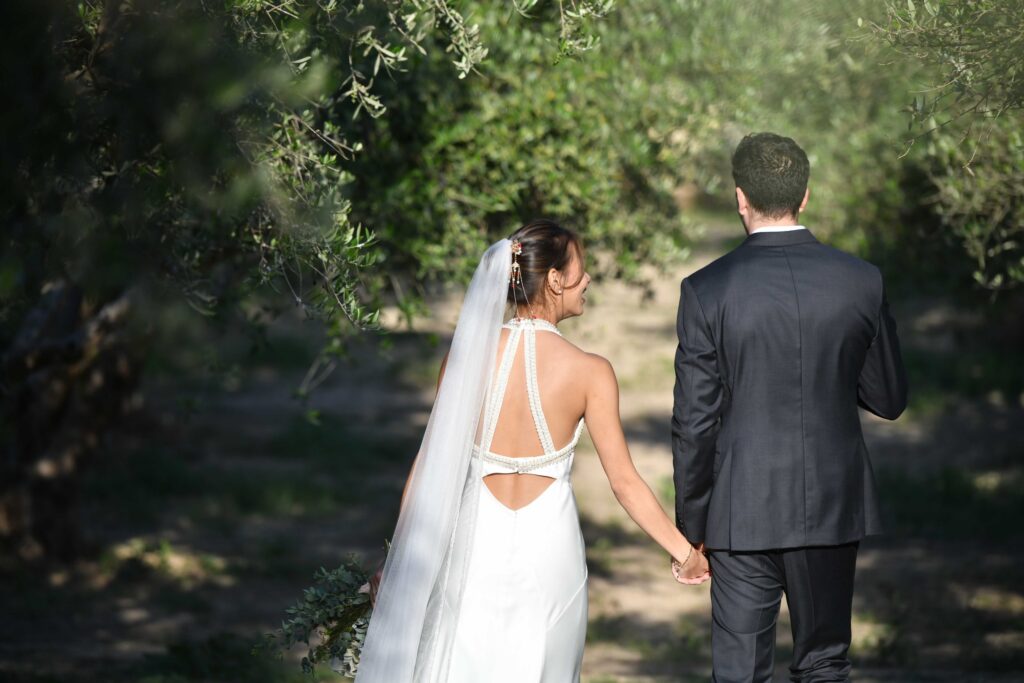 Lili & Gabriel's exterior post wedding photoshoot | Esthesis Events