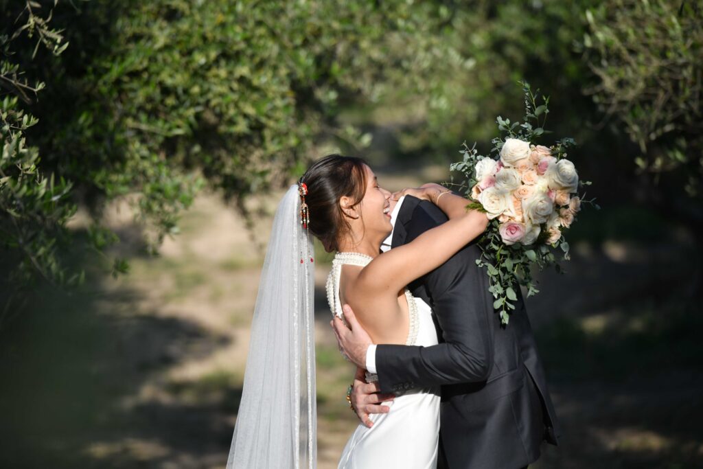 Lili & Gabriel's exterior post wedding photoshoot | Esthesis Events