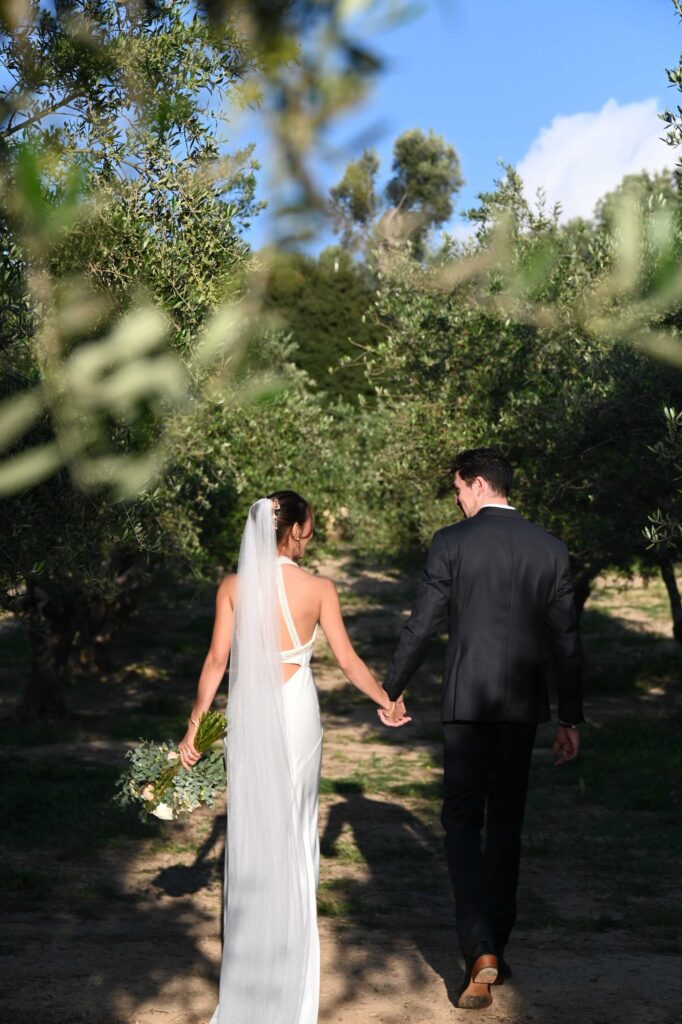 Lili & Gabriel's exterior post wedding photoshoot | Esthesis Events