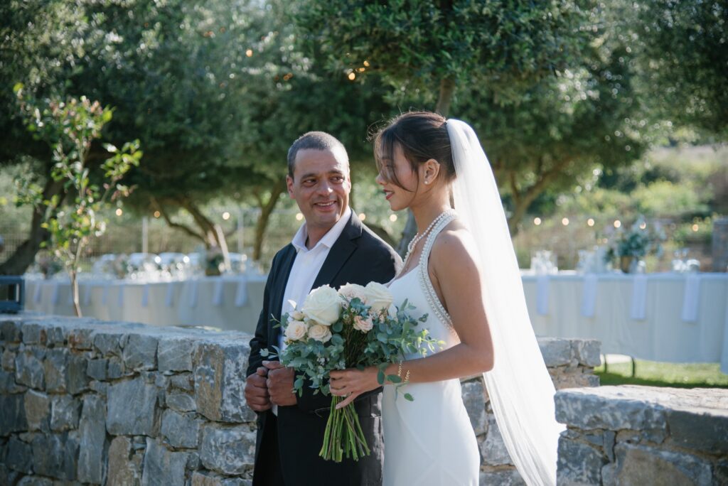 Lili & Gabriel walking down the isle | Esthesis Events