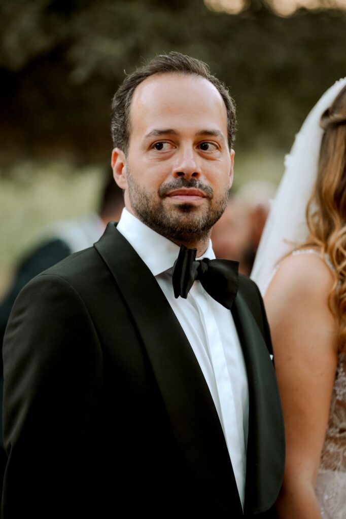 Theodore during the wedding ceremony | Esthesis Events