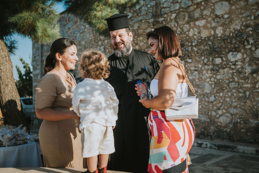 Yannis on his special christening day in Rethymno | Esthesis Events Yannis on his special christening day in Rethymno | Esthesis Events