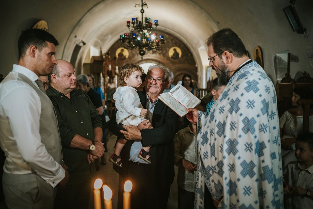 Yannis’ baptism at Agia Irini monastery in Rethymno | Esthesis Events Yannis’ baptism at Agia Irini monastery in Rethymno | Esthesis Events