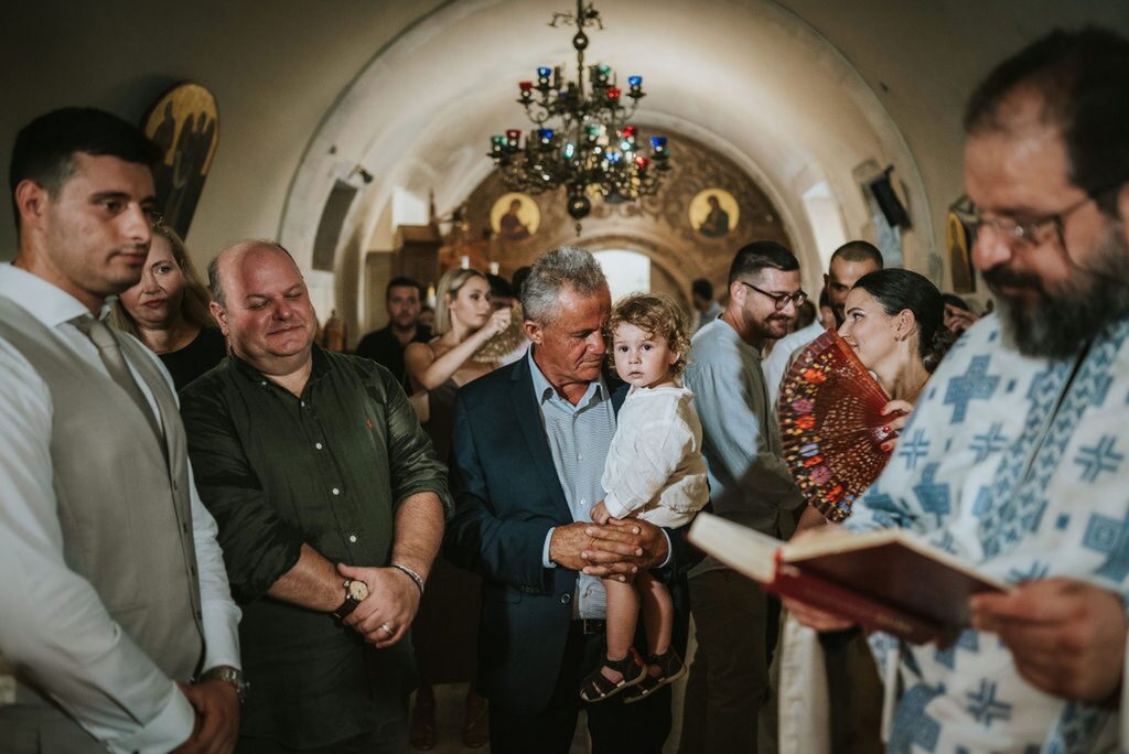 Yannis’ baptism at Agia Irini monastery in Rethymno | Esthesis Events Yannis’ baptism at Agia Irini monastery in Rethymno | Esthesis Events