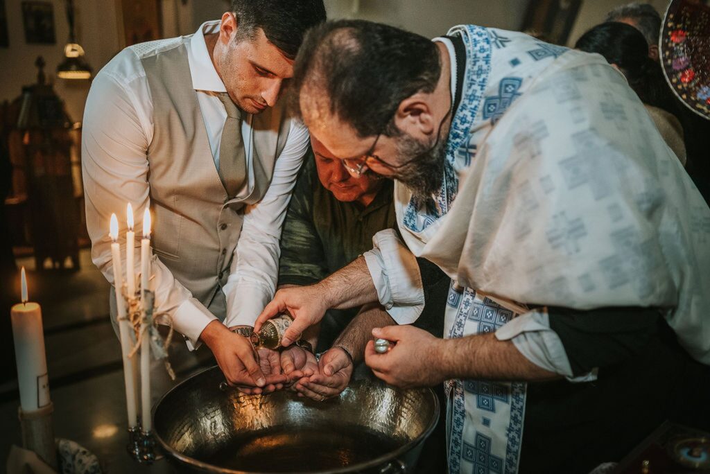 Yannis’ baptism at Agia Irini monastery in Rethymno | Esthesis Events Yannis’ baptism at Agia Irini monastery in Rethymno | Esthesis Events