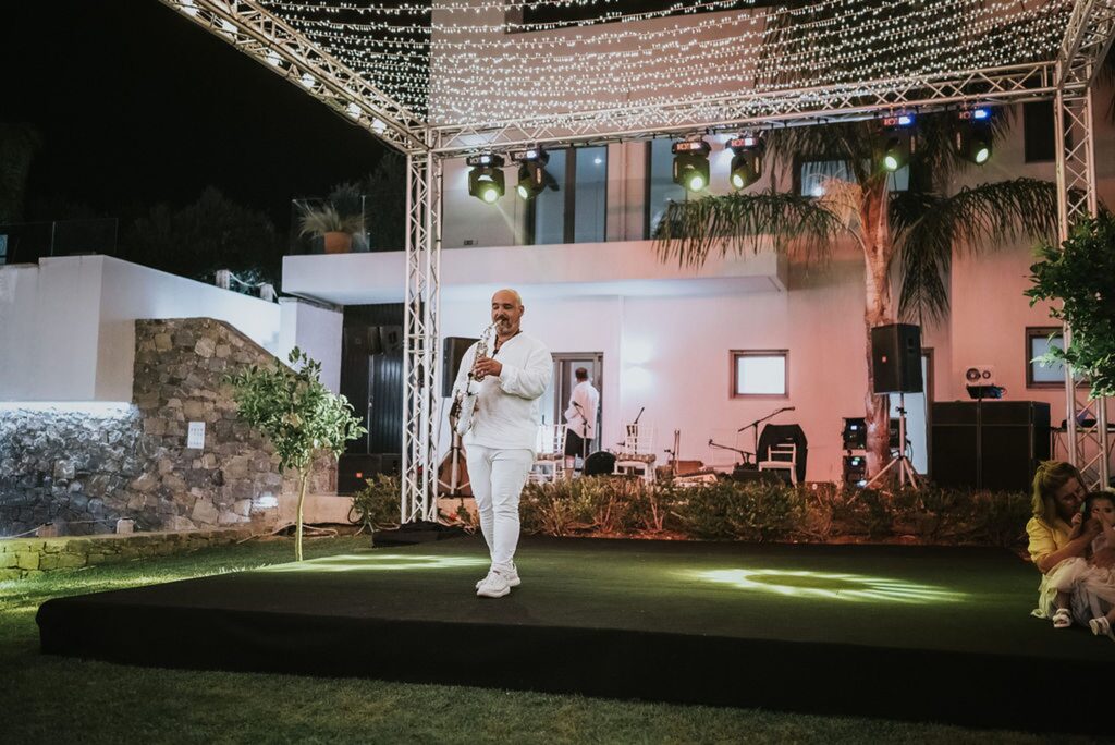Live performance during the christening reception at Arbora Olea luxury resort | Esthesis Events Live performance during the christening reception at Arbora Olea luxury resort | Esthesis Events