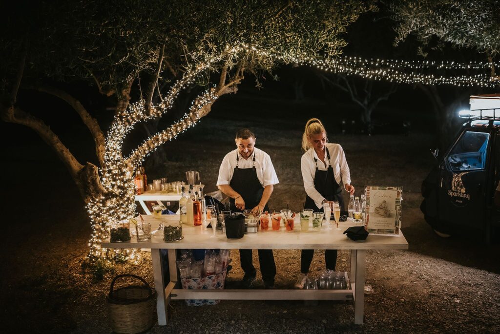 Beverage station at a christening reception in Arbora Olea luxury resort | Esthesis Events Beverage station at a christening reception in Arbora Olea luxury resort | Esthesis Events