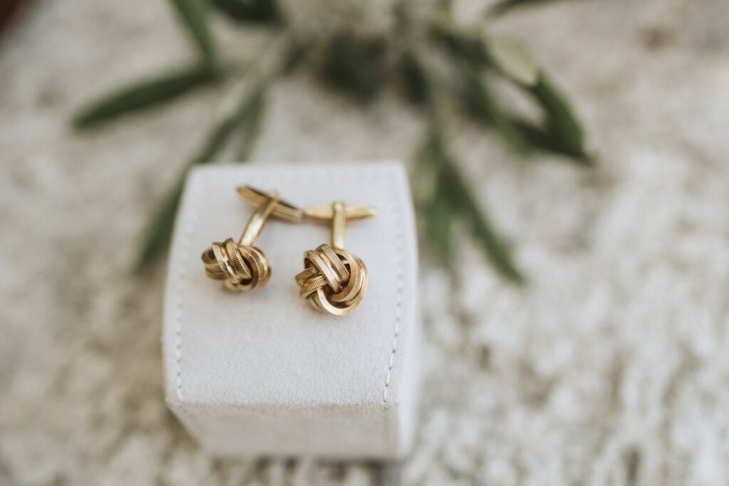 A detail shot of Jodie's earrings. | Esthesis Events A detail shot of Jodie's earrings. | Esthesis Events