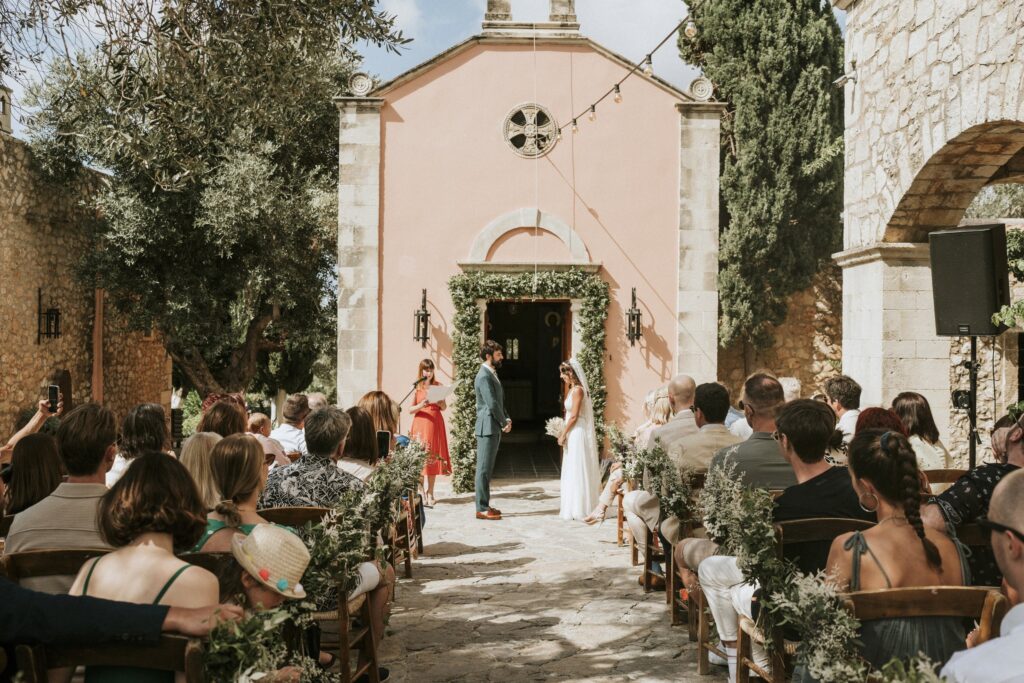 The bride and groom looking at each other during the best woman's toast. | Esthesis Events The bride and groom looking at each other during the best woman's toast. | Esthesis Events