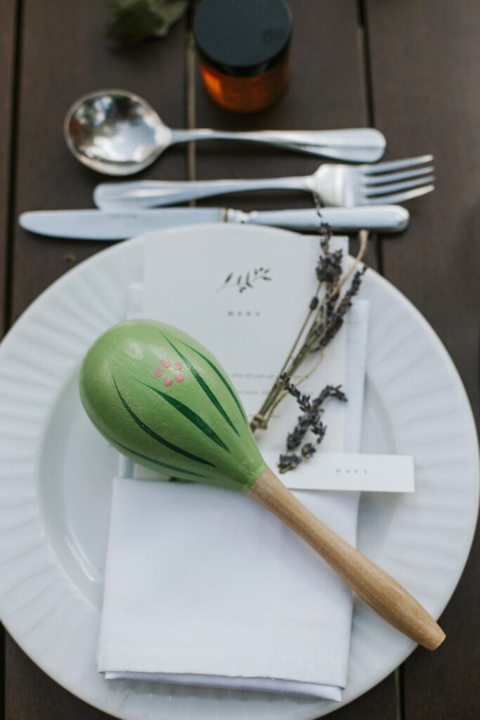 Wedding tablescape with menu, flowers and favors at Agreco Farm. | Esthesis Events Wedding tablescape with menu, flowers and favors at Agreco Farm. | Esthesis Events