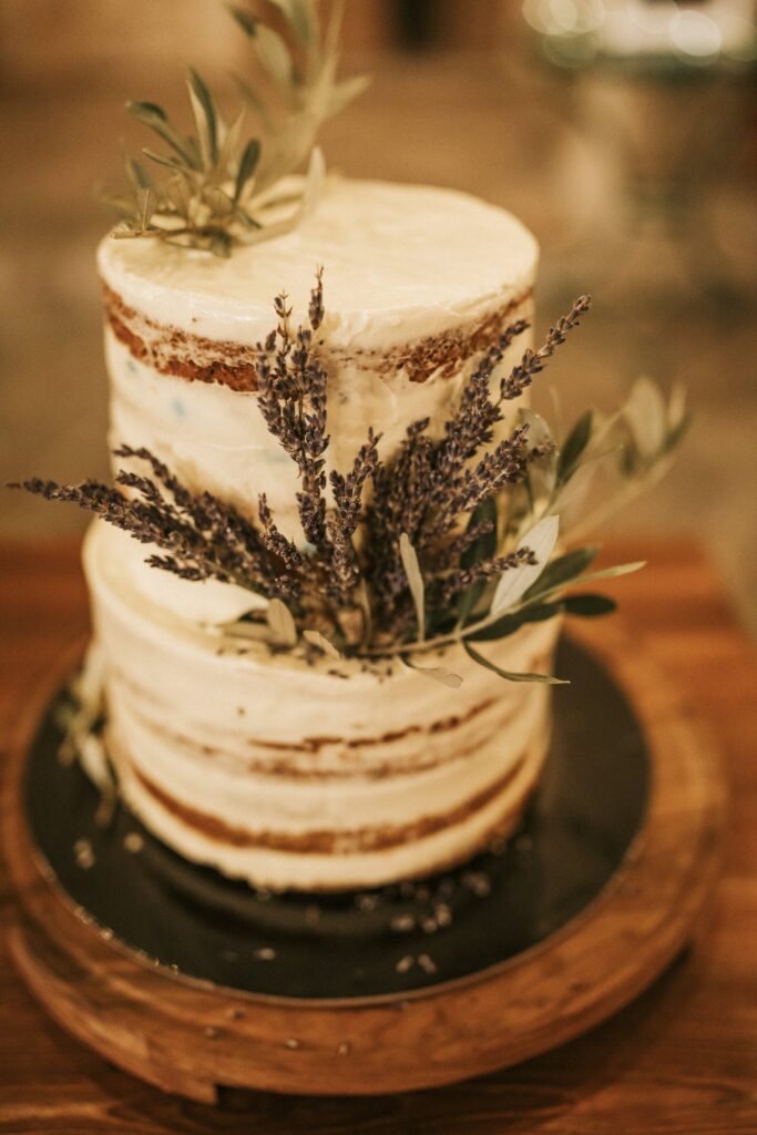 Boho wedding cake display at Agreco Farm. | Esthesis Events Boho wedding cake display at Agreco Farm. | Esthesis Events