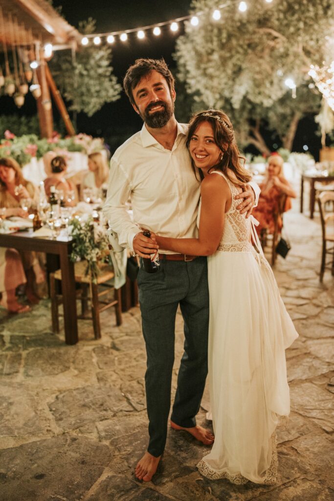 Jodie and Michael posing together at their wedding. | Esthesis Events Jodie and Michael posing together at their wedding. | Esthesis Events